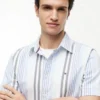 Regular Fit stribet Oxford-skjorte