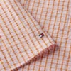 Rynket Gingham Seersucker Midi-kjole Rynket Gingham Seersucker Midi-kjole