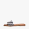 Script Monogram Stripe Woven Slide Script Monogram Stripe Woven Slide