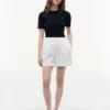 Shorts i hør-bomuldsblanding Shorts i hør-bomuldsblanding