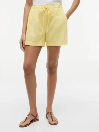Shorts i hør-bomuldsblanding Shorts i hør-bomuldsblanding