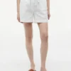 Shorts i hør-bomuldsblanding Shorts i hør-bomuldsblanding