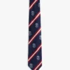 Silkeslips med monogram og striber Silkeslips med monogram og striber