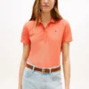 Slim fit-polo i stretchbomuld Slim fit-polo i stretchbomuld