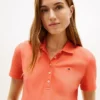 Slim fit-polo i stretchbomuld Slim fit-polo i stretchbomuld