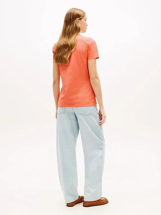 Slim fit-polo i stretchbomuld Slim fit-polo i stretchbomuld