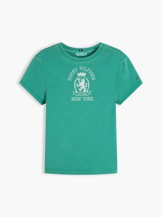 slim fit t shirt med farvet logo 2 2 330x440 - Slim Fit T-shirt med farvet logo