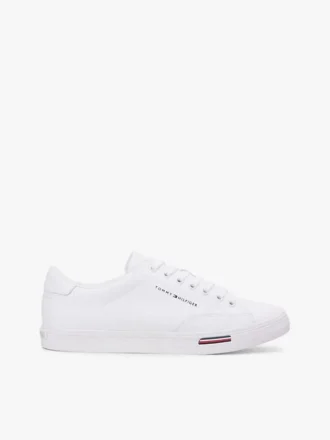 Sneaker i vulkaniseret lædermix Sneaker i vulkaniseret lædermix