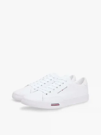 Sneaker i vulkaniseret lædermix Sneaker i vulkaniseret lædermix