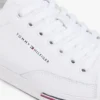 Sneaker i vulkaniseret lædermix
