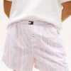 Stribede poplin-shorts Stribede poplin-shorts