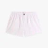 Stribede poplin-shorts Stribede poplin-shorts