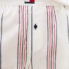 Stribet poplin-bukser Stribet poplin-bukser