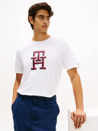 T-shirt med monogramlogo
