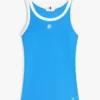 Tanktop i ribstrik med monogram