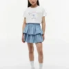 Tommy Hilfiger T-shirt med rhinestone-logo til børn Tommy Hilfiger T-shirt med rhinestone-logo til børn