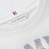 Tommy Hilfiger T-shirt med rhinestone-logo til børn Tommy Hilfiger T-shirt med rhinestone-logo til børn