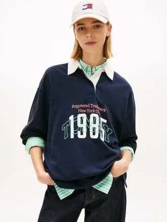 Tommy Jeans 1985 Logo Oversized Rugby Tommy Jeans 1985 Logo Oversized Rugby