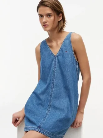Tommy Jeans denim-minikjole