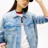 Tommy Jeans Distressed Denim Jacket Tommy Jeans Distressed Denim Jacket