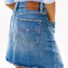 Tommy Jeans højtaljet denim-miniskirt