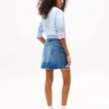 Tommy Jeans højtaljet denim-miniskirt