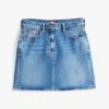 Tommy Jeans højtaljet denim-miniskirt