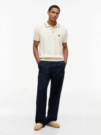Tommy Jeans kortærmet sweater-polo