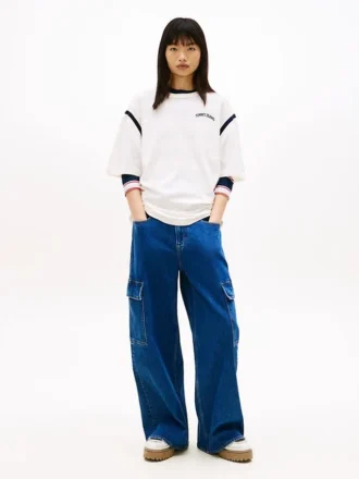 Tommy Jeans Loose Wide Leg Cargo Jeans