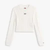 Tommy Jeans Script Cable Knit Sweater Tommy Jeans Script Cable Knit Sweater