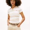 Tommy Jeans Slim Fit Rib-Knit Polo