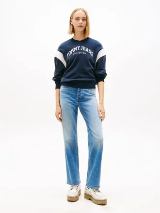 Tommy Jeans Straight Jeans med knaplukning Tommy Jeans Straight Jeans med knaplukning