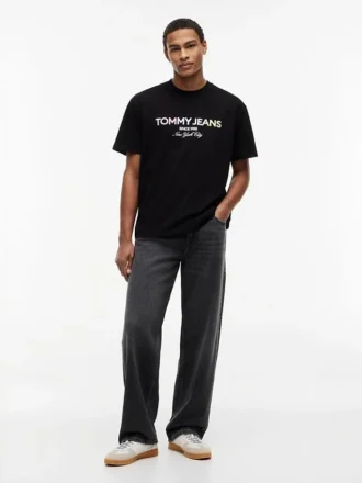 Tommy Jeans T-shirt med gradientlogo