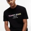 Tommy Jeans T-shirt med gradientlogo Tommy Jeans T-shirt med gradientlogo