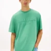 Tommy Jeans T-shirt med slidt logo