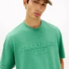 Tommy Jeans T-shirt med slidt logo