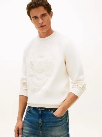 tonal club logo intechno knit sweatshirt 1 1 330x440 - Tonal Club Logo Intechno Knit Sweatshirt