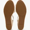 Vævet espadrille-sandal med kilehæl