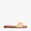 Vævet sandal med monogram Vævet sandal med monogram