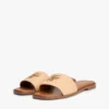 Vævet sandal med monogram Vævet sandal med monogram