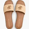 Vævet sandal med monogram Vævet sandal med monogram
