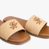 Vævet sandal med monogram Vævet sandal med monogram