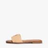 Vævet sandal med monogram Vævet sandal med monogram