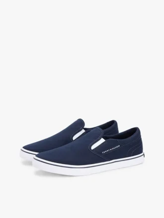 Vulkaniseret canvas slip-on sneaker Vulkaniseret canvas slip-on sneaker